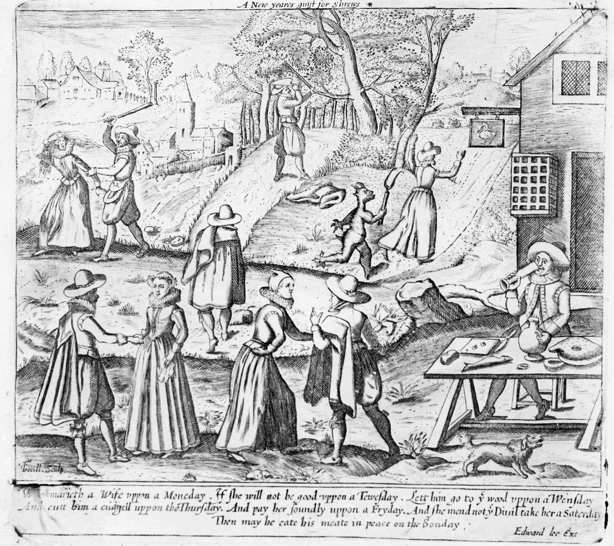 En nytårsgave til spidsmus, pub. af Edward Lee, ca. 1620 af C. Terill