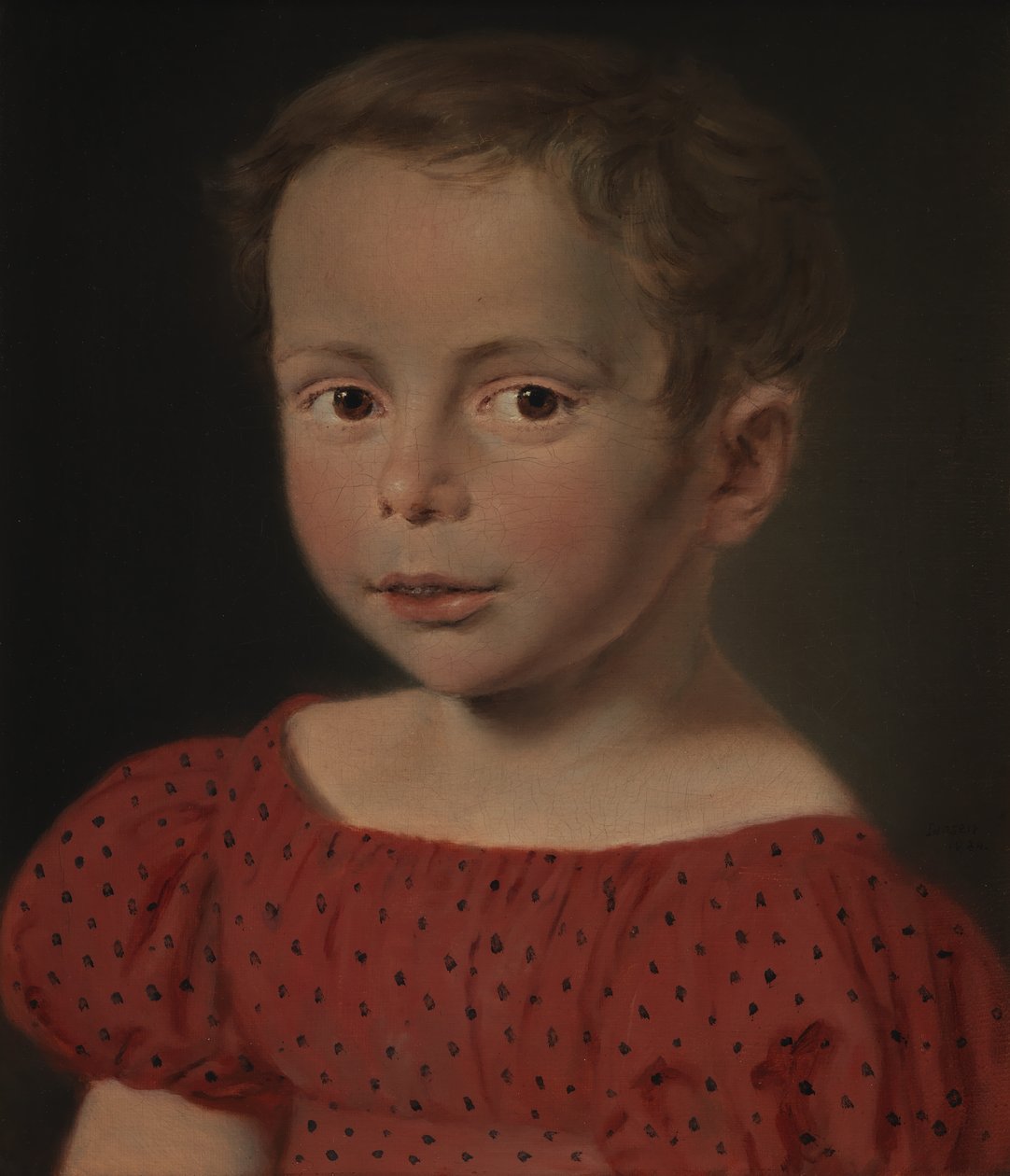 Barneportræt af C.A. Jensen