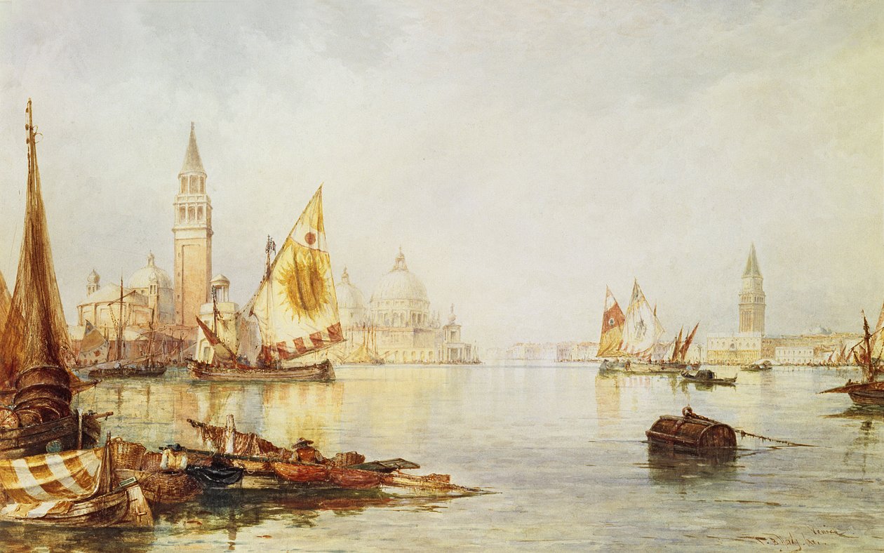 Udsigt over Venedig af C.B. Hardy