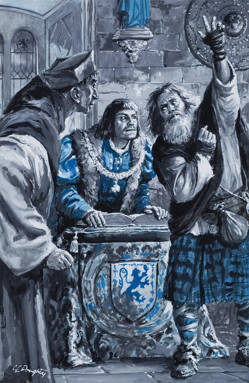 Kong Henrik VII (gouache på papir) af C.L. Doughty