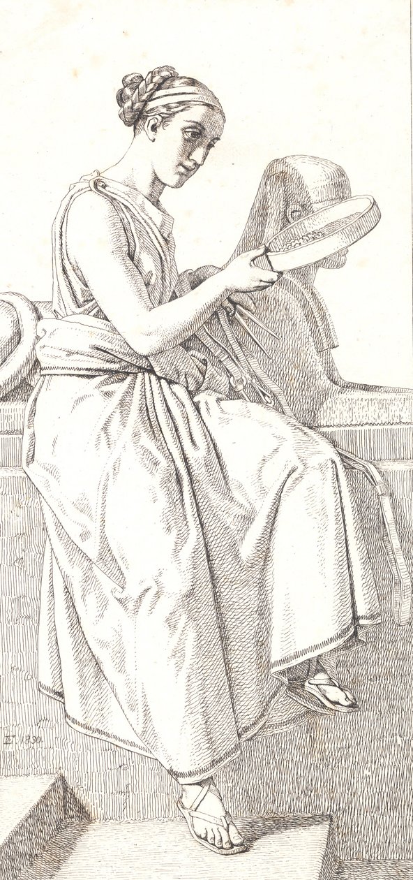 Fornuften. Allegorisk figur af Christoffer Wilhelm Eckersberg