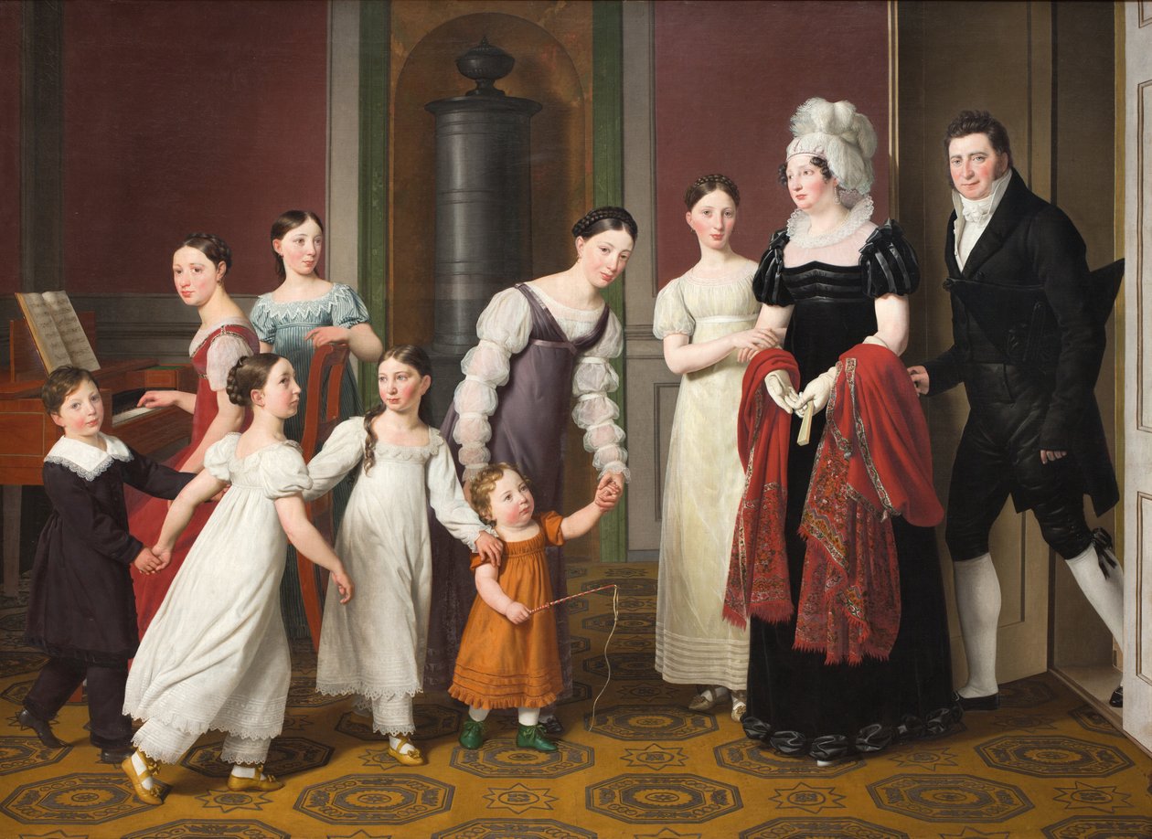 Familien Nathanson af Christoffer Wilhelm Eckersberg