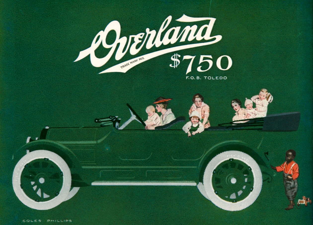 Willys-Overland Magazine Annonce af C. Coles Phillips