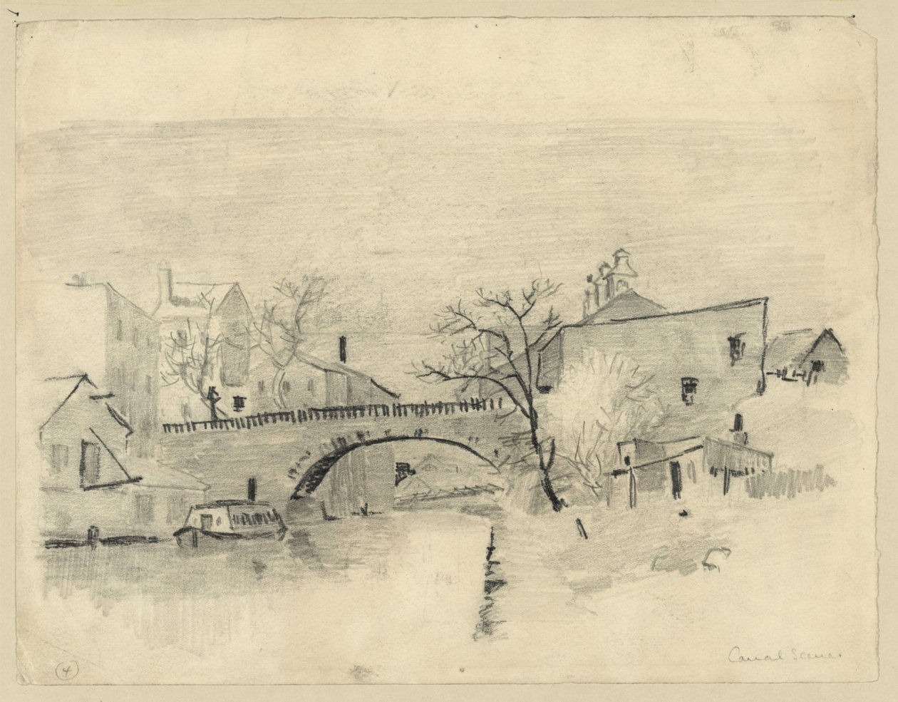 Kanalscene af C. D. Gedney