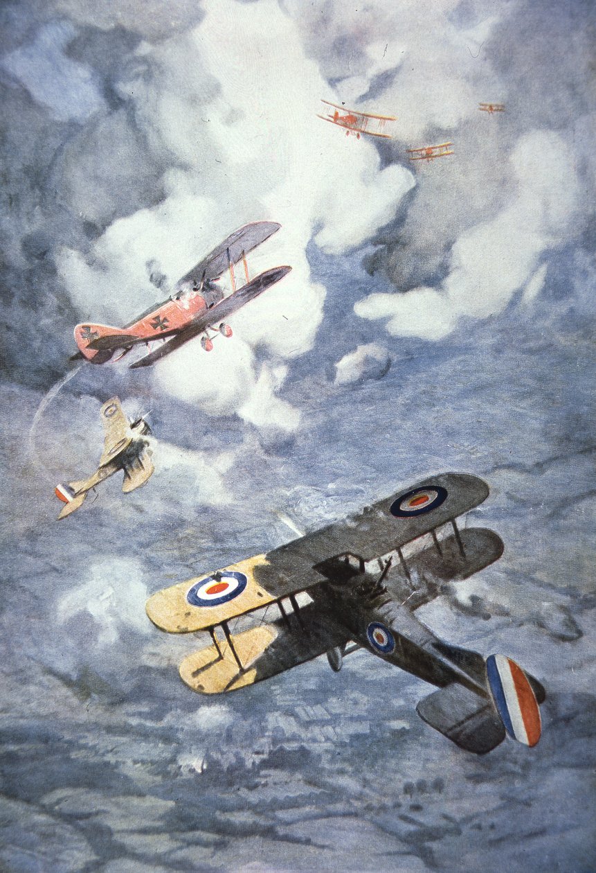 Britiske kontra tyske fly af C. Dudley Tennant