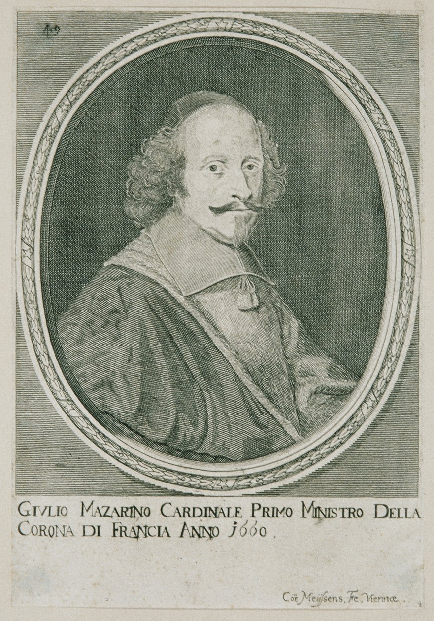 Kardinal Jules Mazarin af C. Mejssens