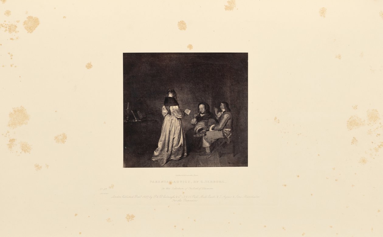 Råd til forældre, af C. Terburg af Caldesi and Montecchi