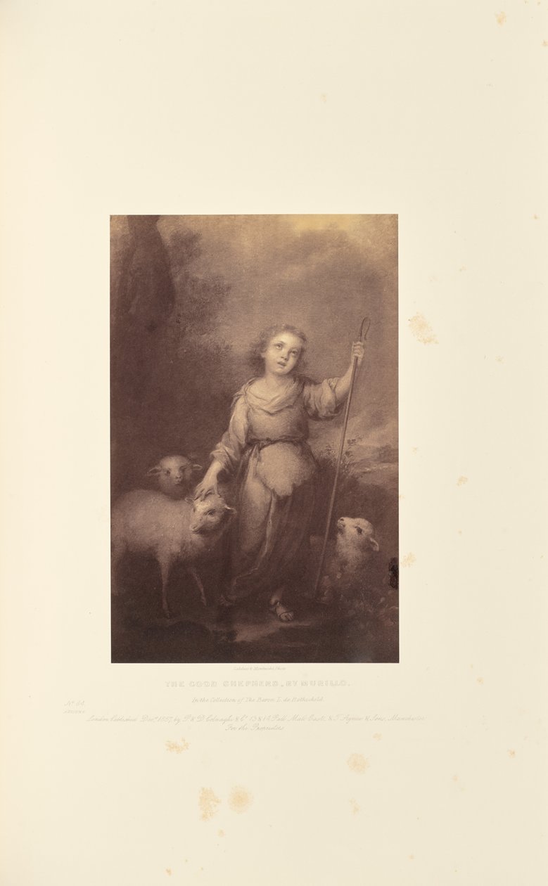 Den gode hyrde, af Murillo af Caldesi and Montecchi