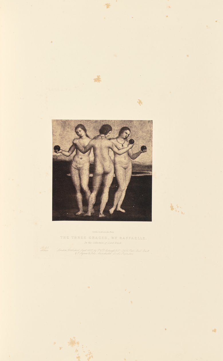 De tre nådegaver, af Raffaelle af Caldesi and Montecchi