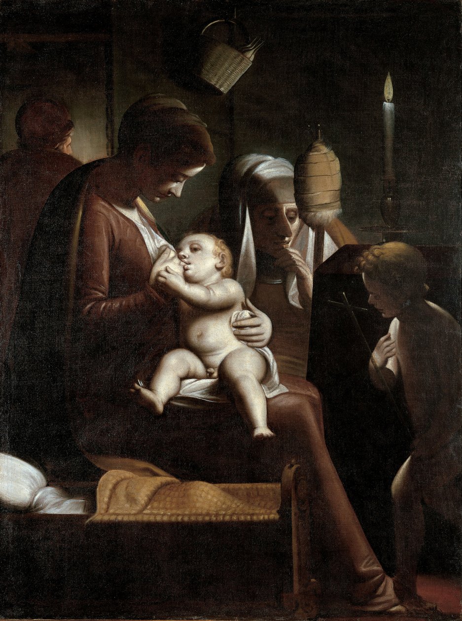 Madonna af stearinlyset, 1570-1575 af Cambiaso