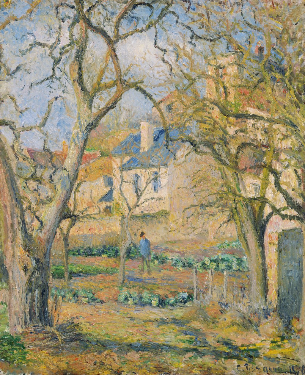 Grøntsagshave af Camille Jacob Pissarro