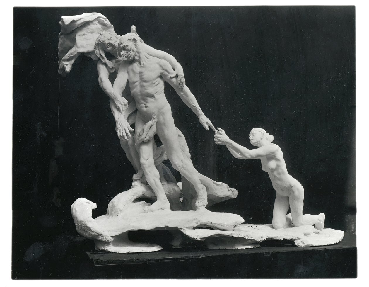 Moden alder (gips) af Camille Claudel