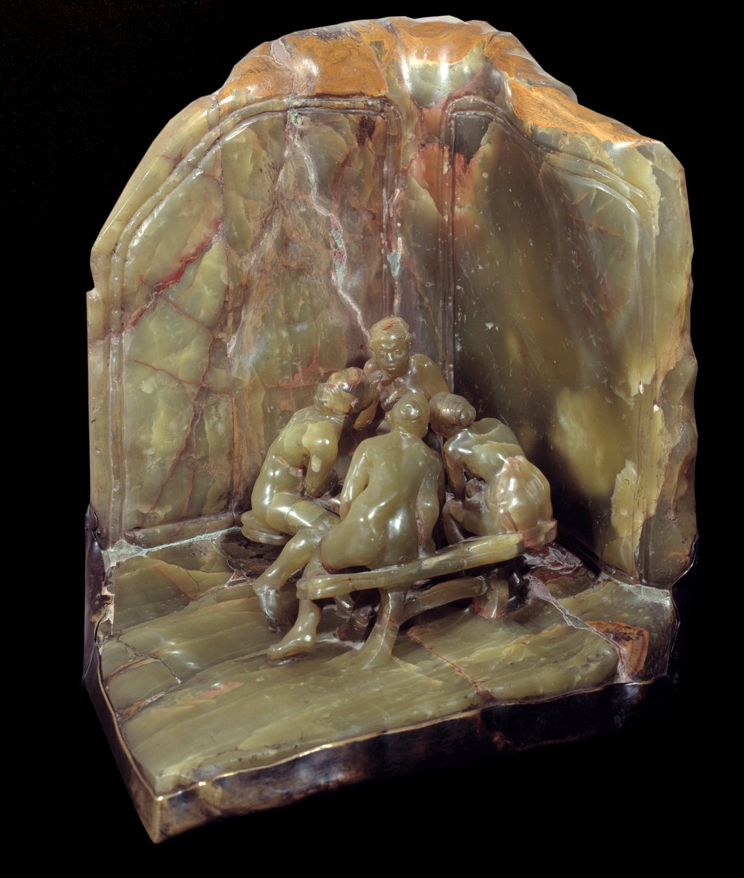 "loveseats" 1897 (bronze og onyx) af Camille Claudel