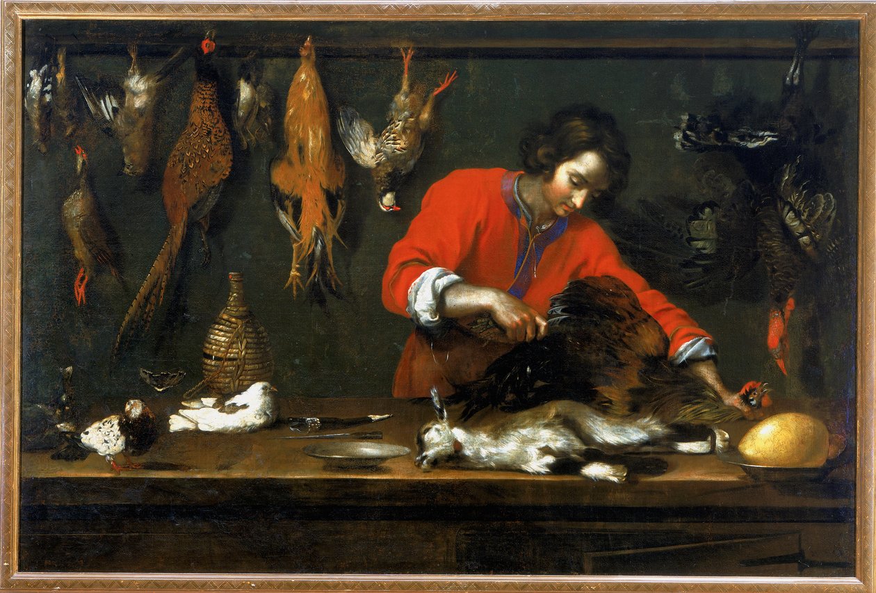 Poulterer af Camillo (attr.to) Berti