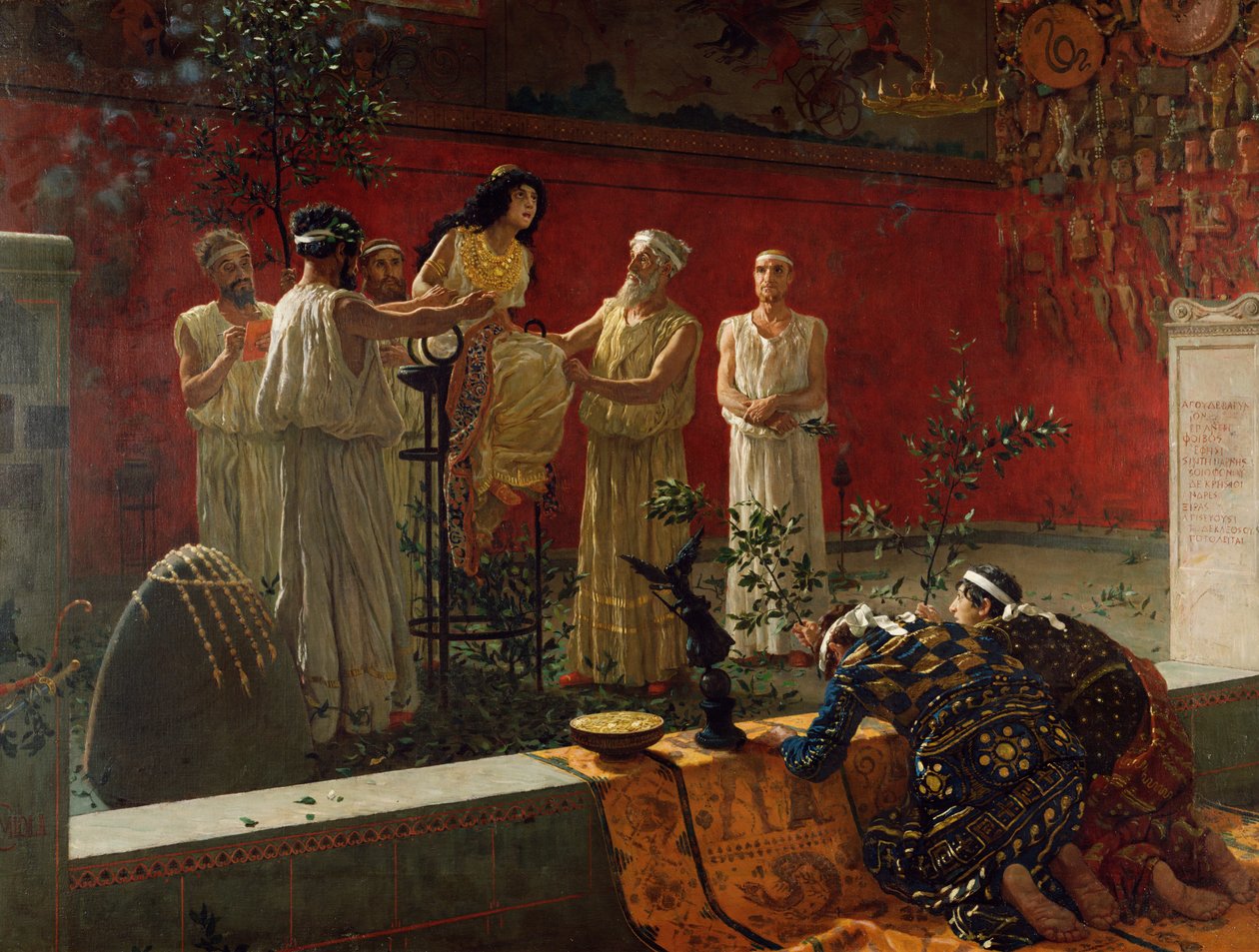 Oraklet, 1880 af Camillo Miola