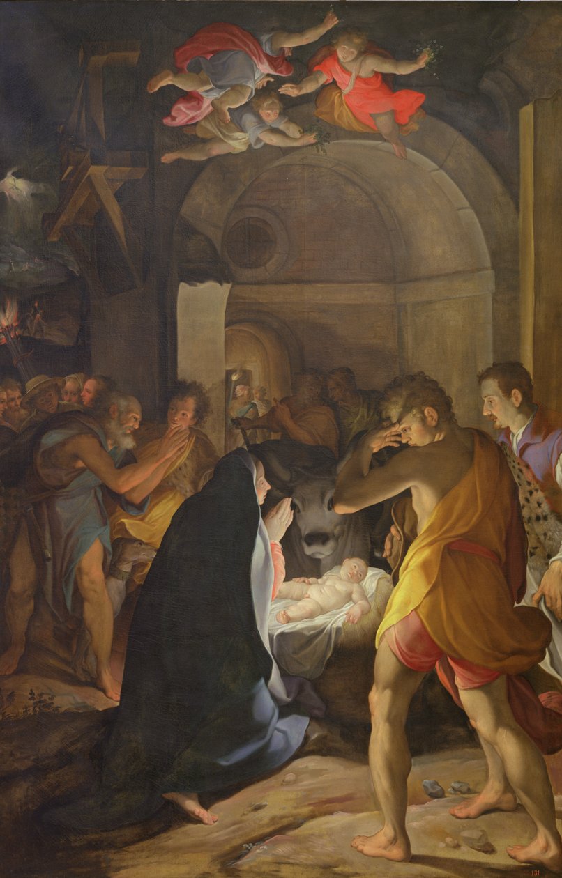 Tilbedelse af hyrderne af Camillo Procaccini