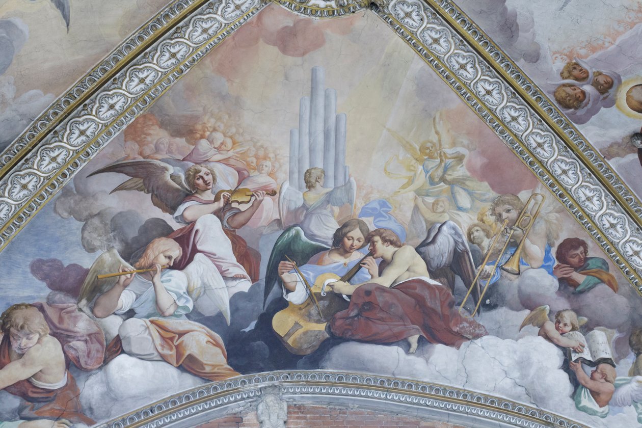 Freskecyklus dedikeret til Jomfru Maria, detalje af Camillo Procaccini
