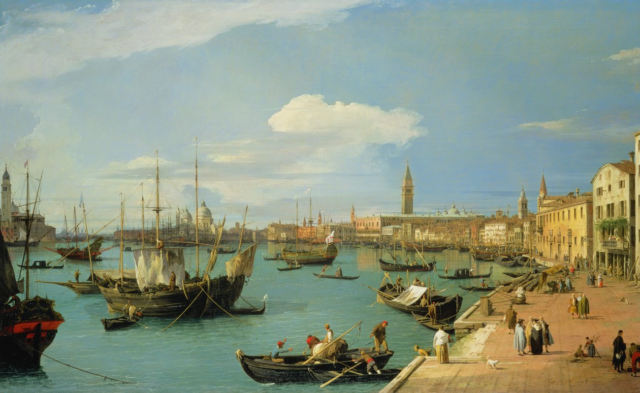 Riva degli Schiavoni, set mod vest af Giovanni Antonio Canal