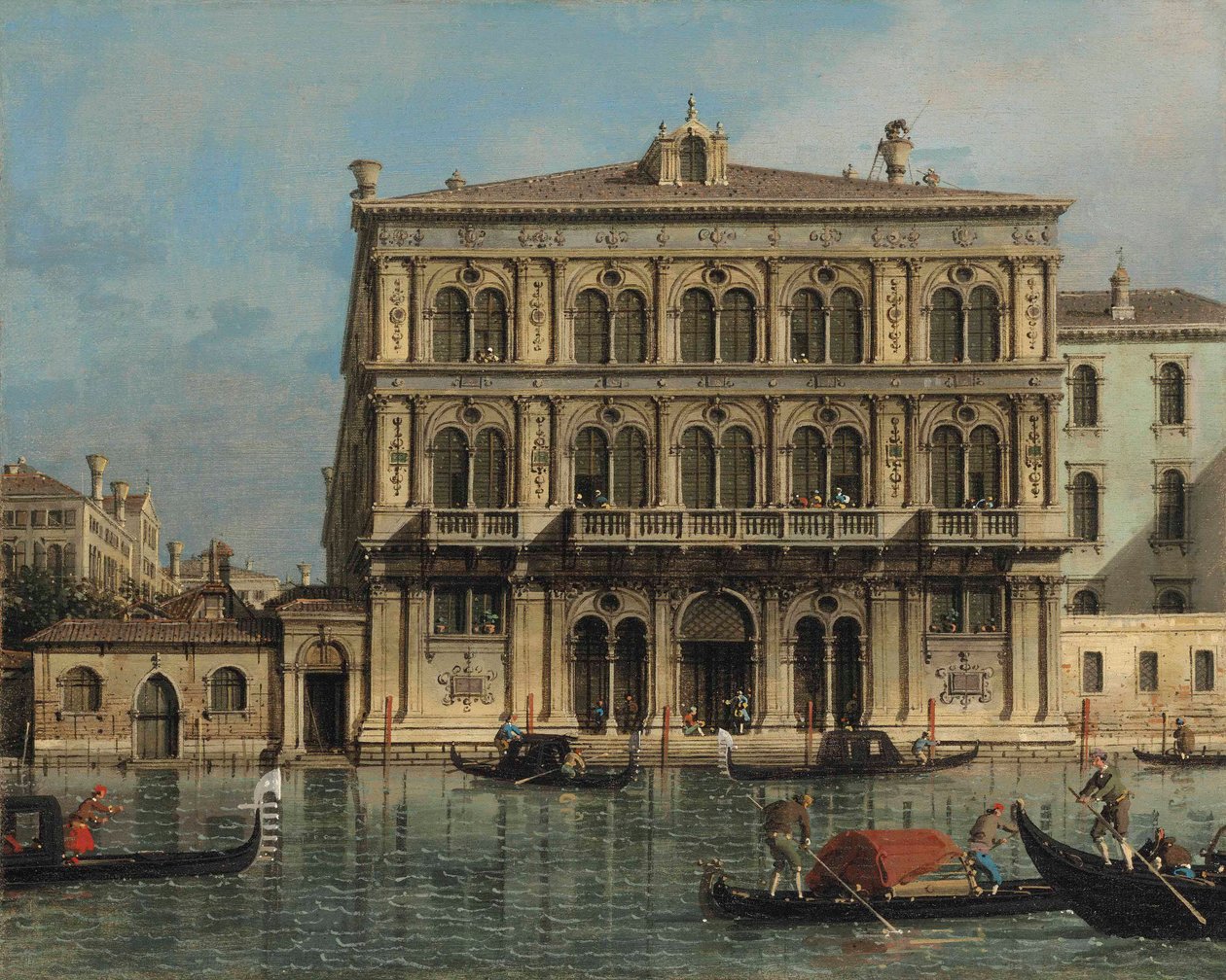 Palazzo Vendramin-Calergi, ved Canal Grande, Venedig af Canaletto