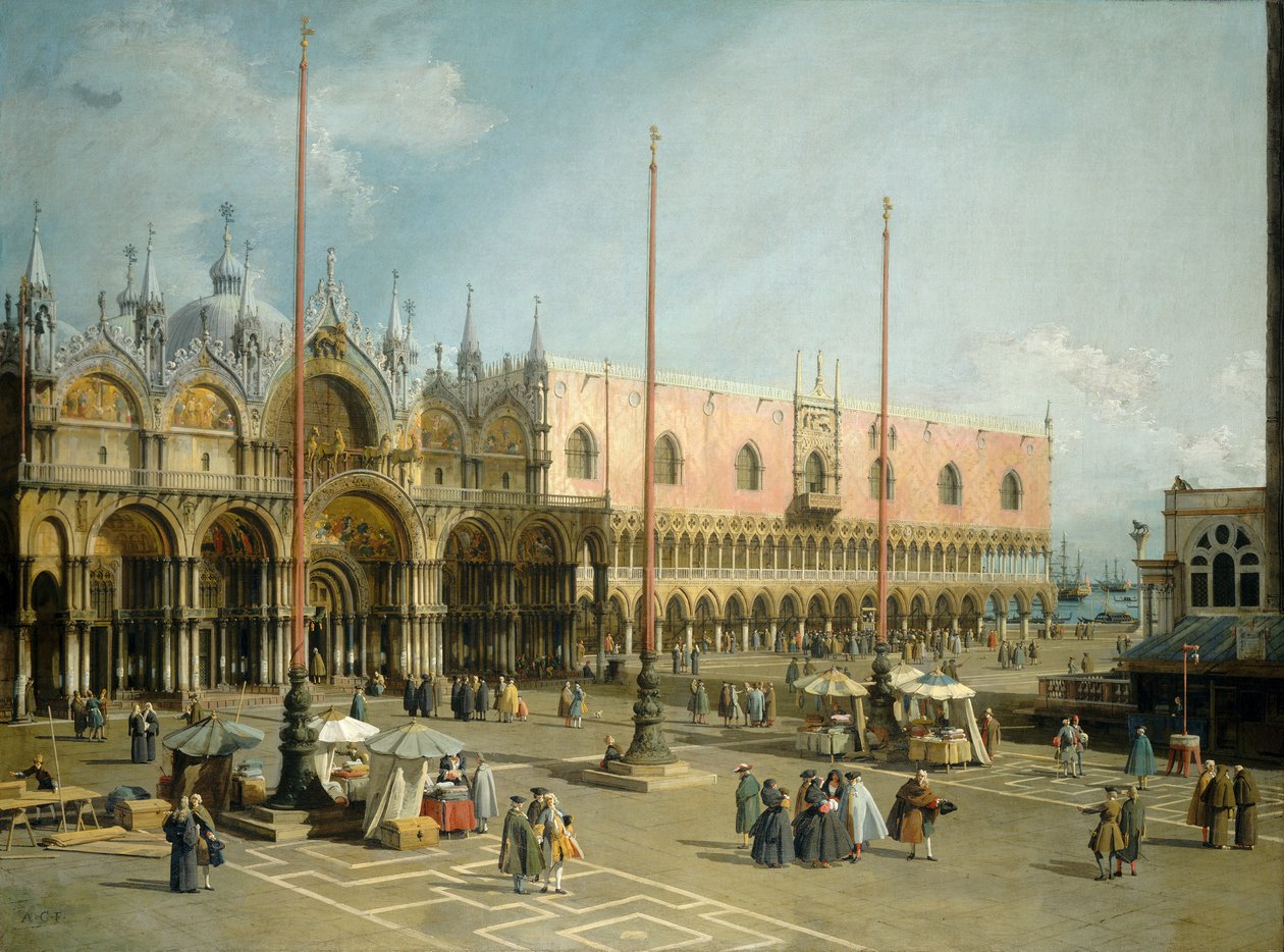Markuspladsen, Venedig af Canaletto