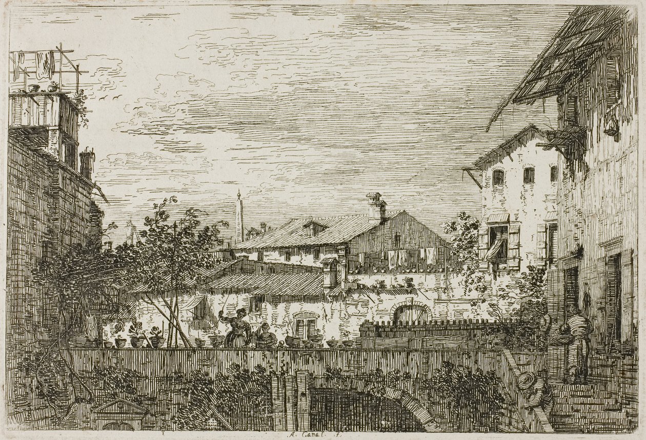 Terrassen, fra Vedute af Canaletto