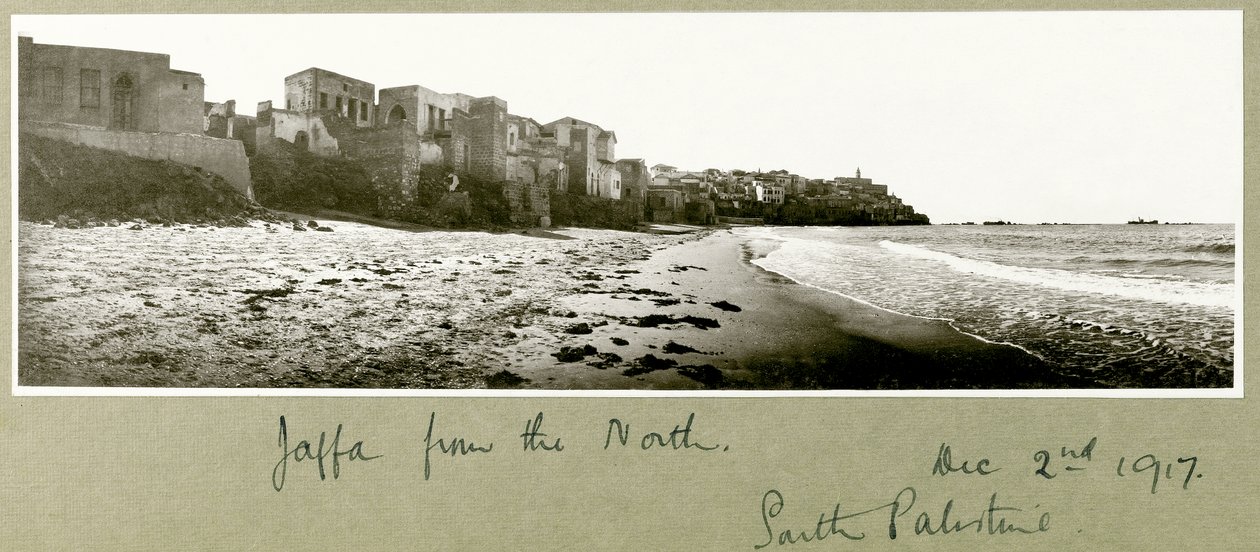 Jaffa fra Norden, 2. december 1917 af Capt. Arthur Rhodes
