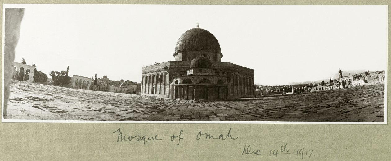 Moskeen i Omar, 14. december 1917 af Capt. Arthur Rhodes