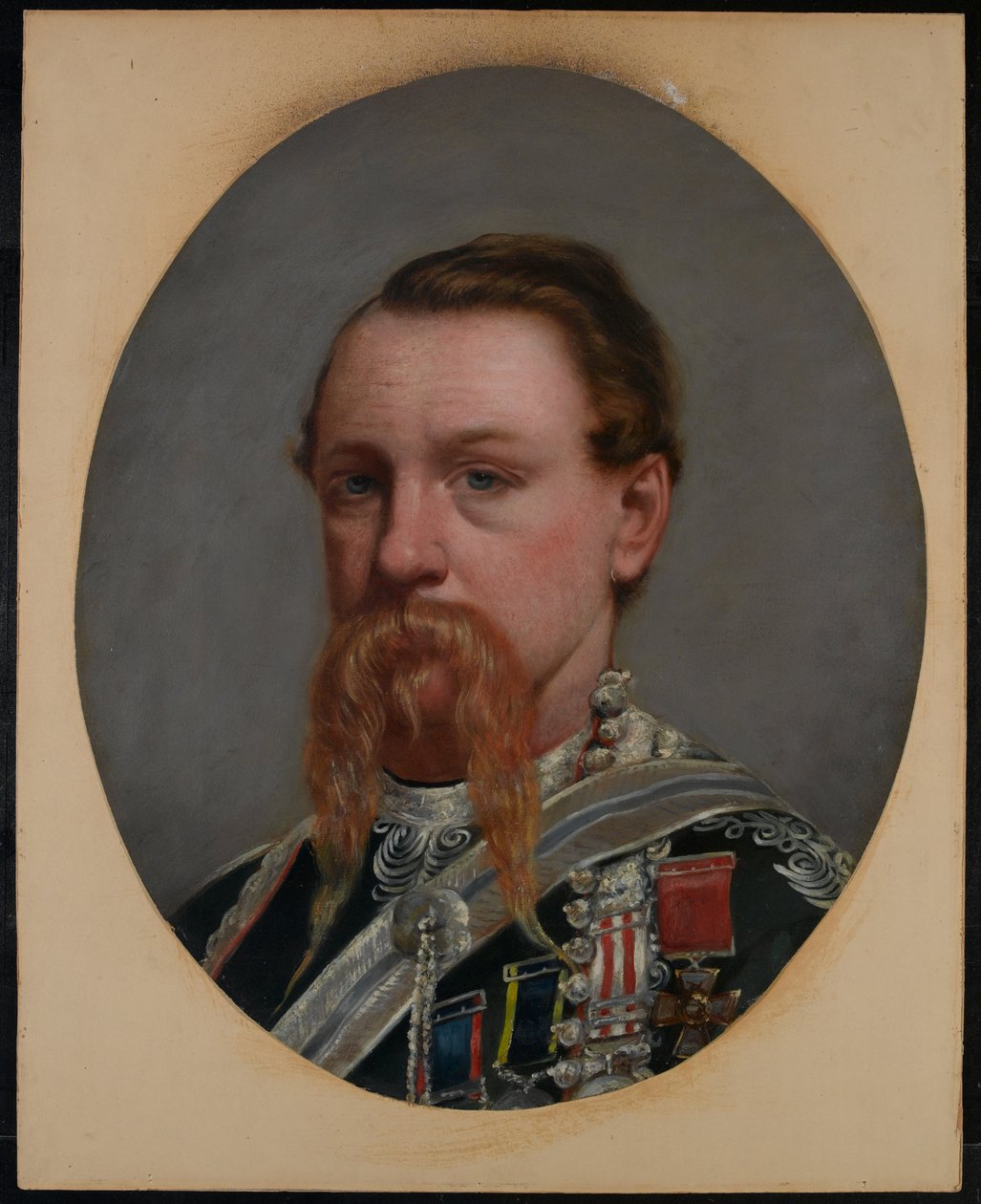 Major Frederick Robertson Aikman, VC, 4. bengalske indfødte infanteri, ca. 1860 af Capt. I.A. Goldingham