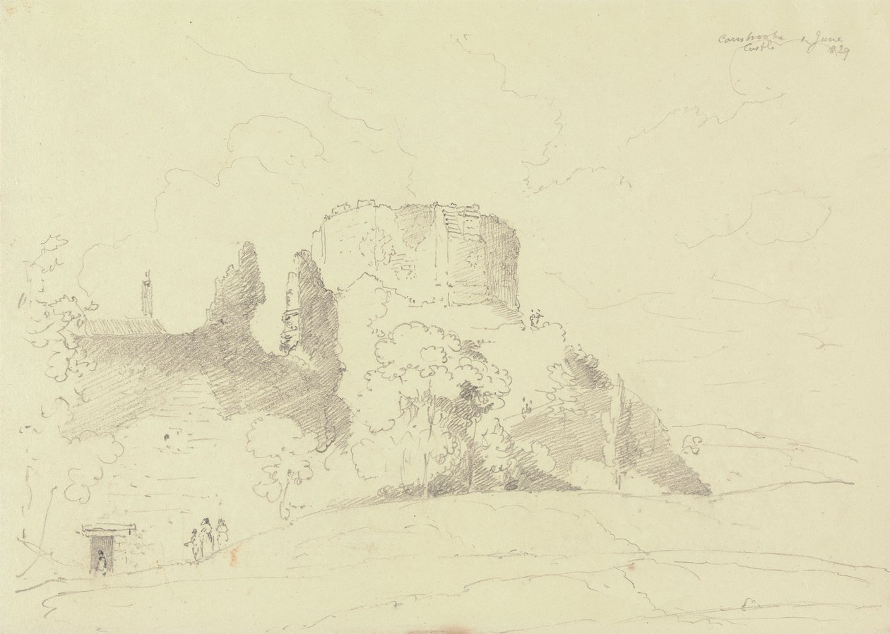 Carisbrooke Castle, Isle of Wight af Capt. Thomas Hastings
