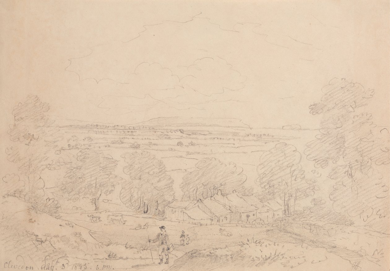 Clevedon, 3. august 1845 af Capt. Thomas Hastings