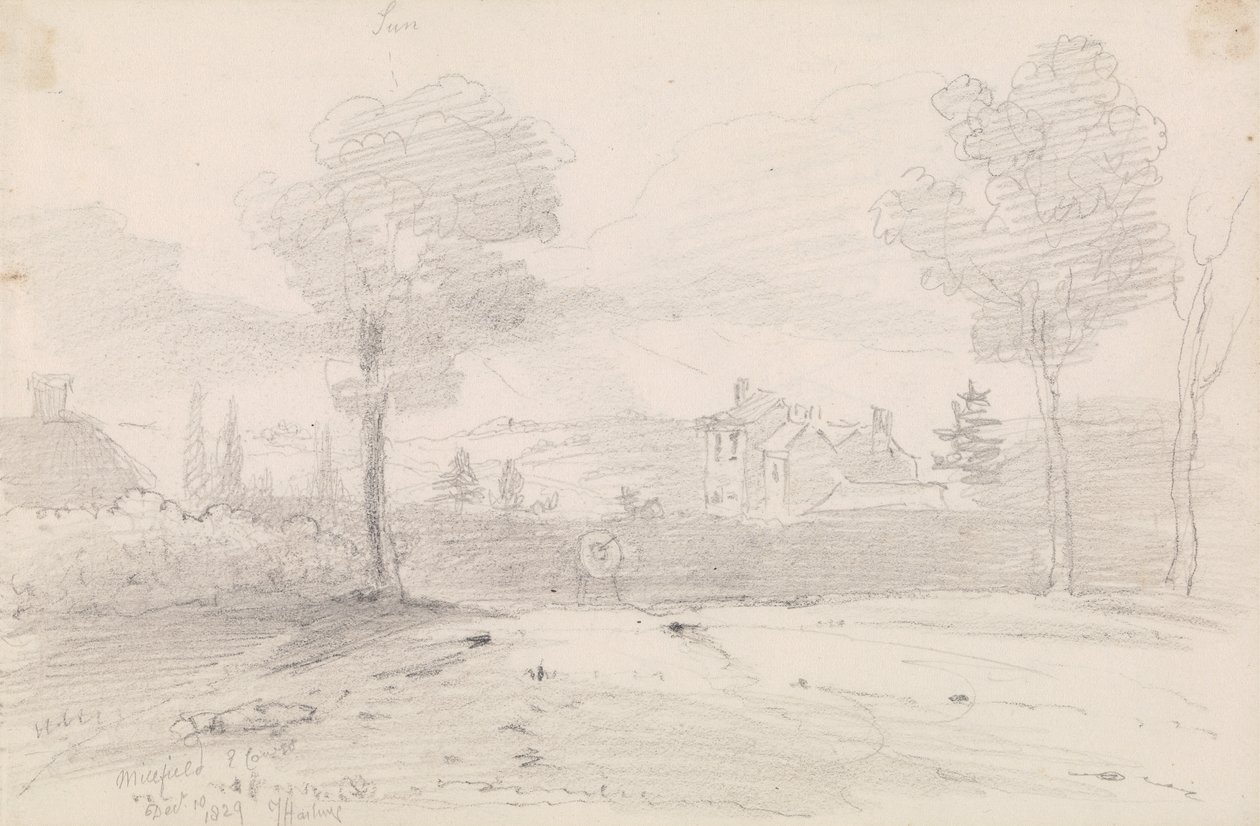 Millfield, East Cowes, 10. december 1829 af Capt. Thomas Hastings