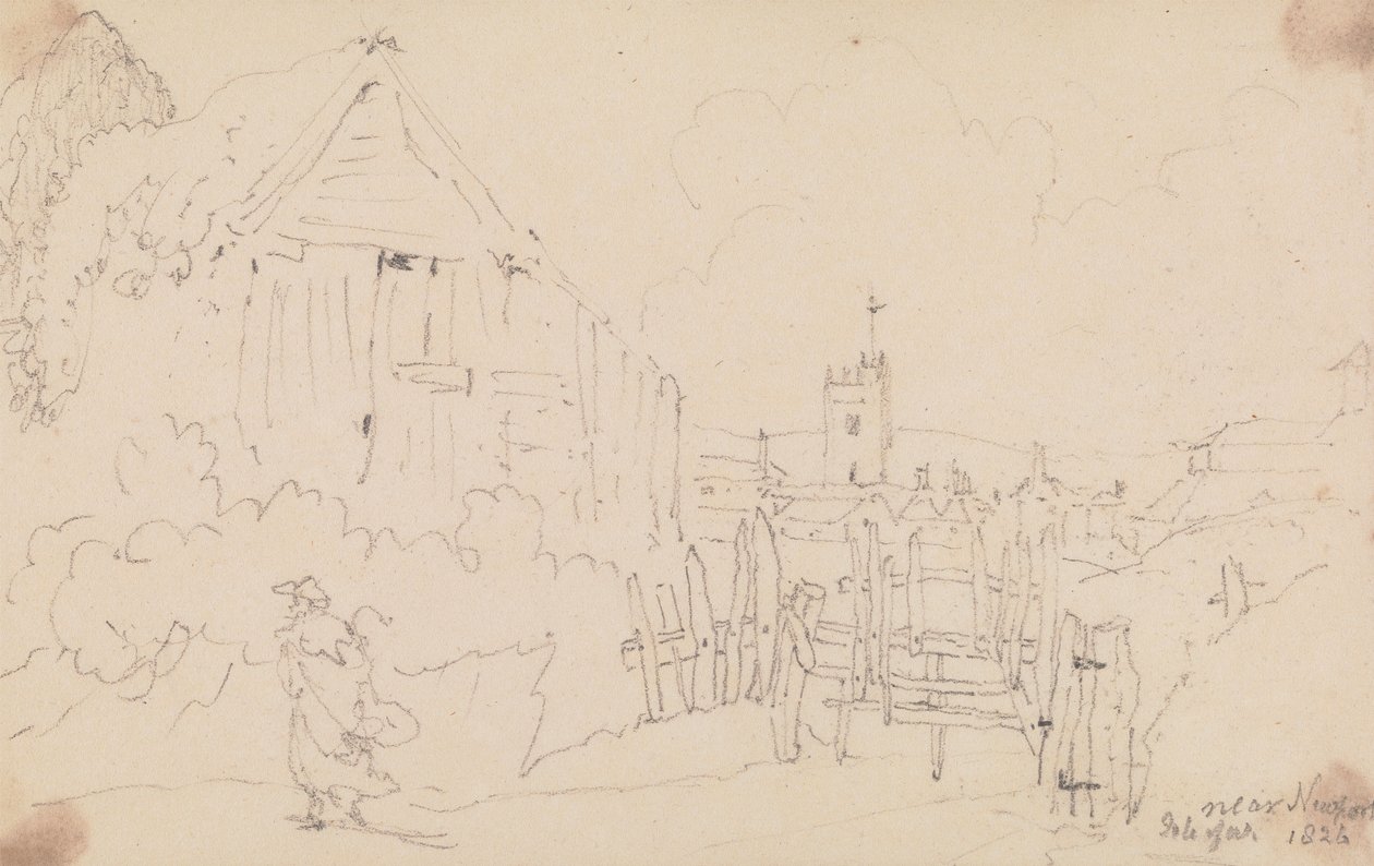 Tæt på Newport, Isle of Wight af Capt. Thomas Hastings