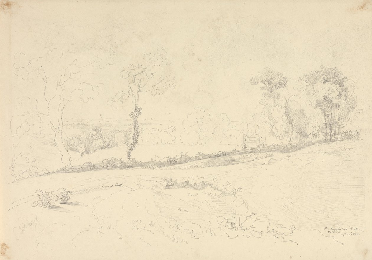 På Hampstead Heath, 22. august 1818 af Capt. Thomas Hastings