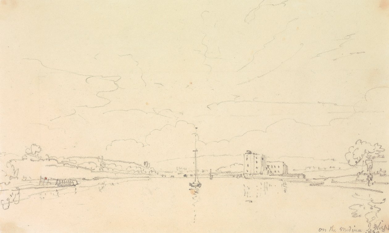 På Medina, Isle of Wight af Capt. Thomas Hastings