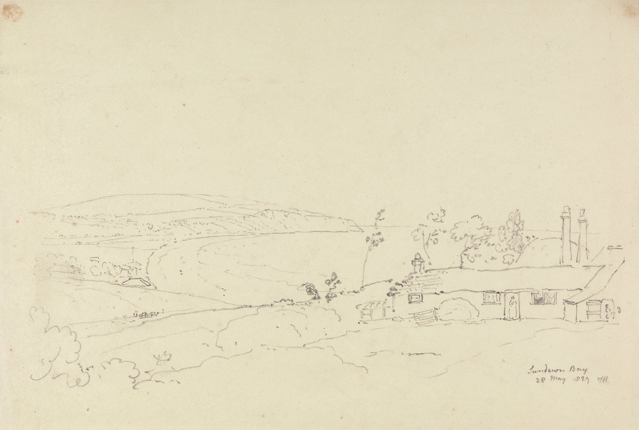 Sandown Bay, Isle of Wight af Capt. Thomas Hastings