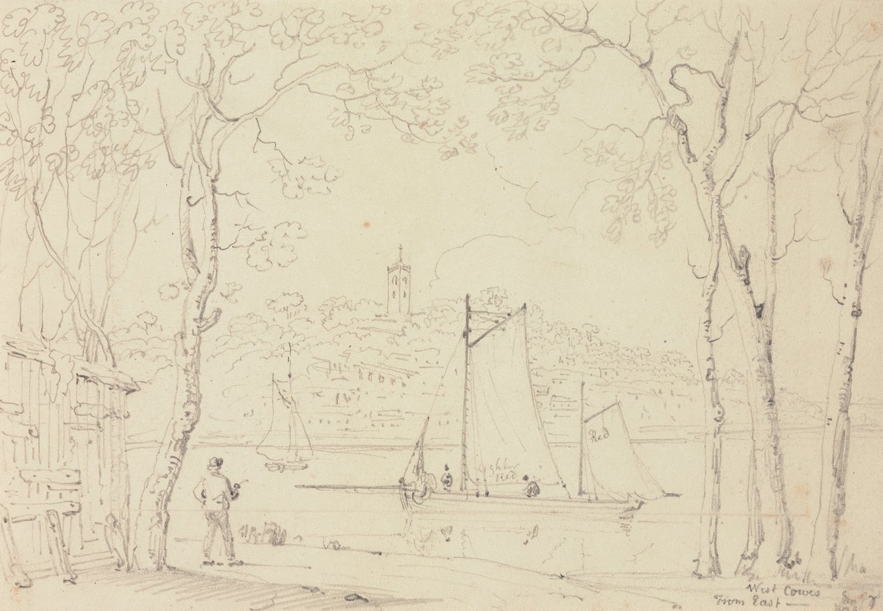 West Cowes, fra øst af Capt. Thomas Hastings
