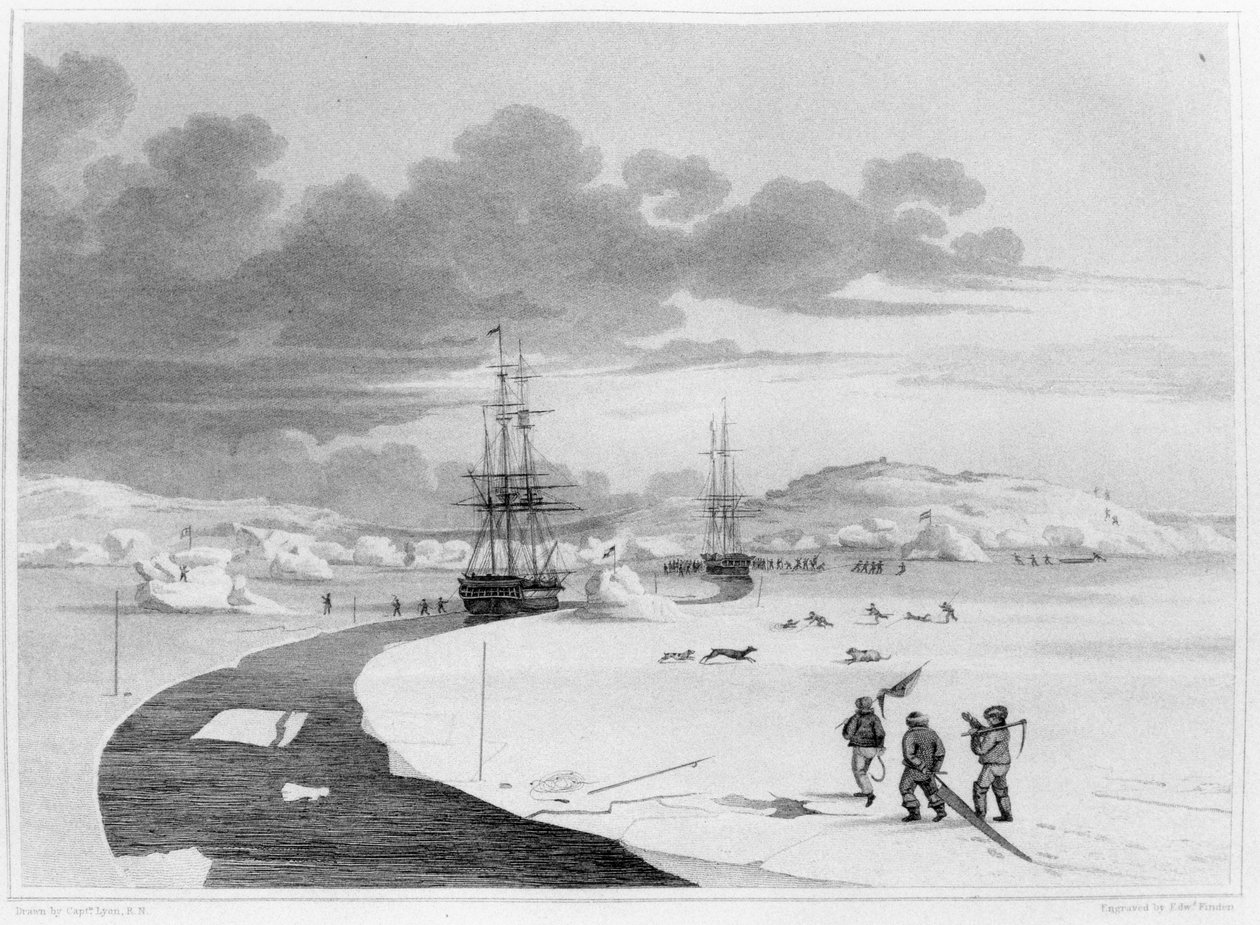 Cutting into Winter Island, oktober 1821, fra 