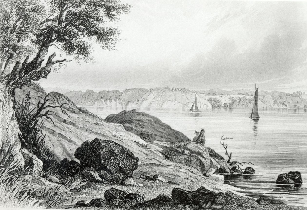 East Coast of America, graveret af J.C. McRae af Captain Seth Eastman