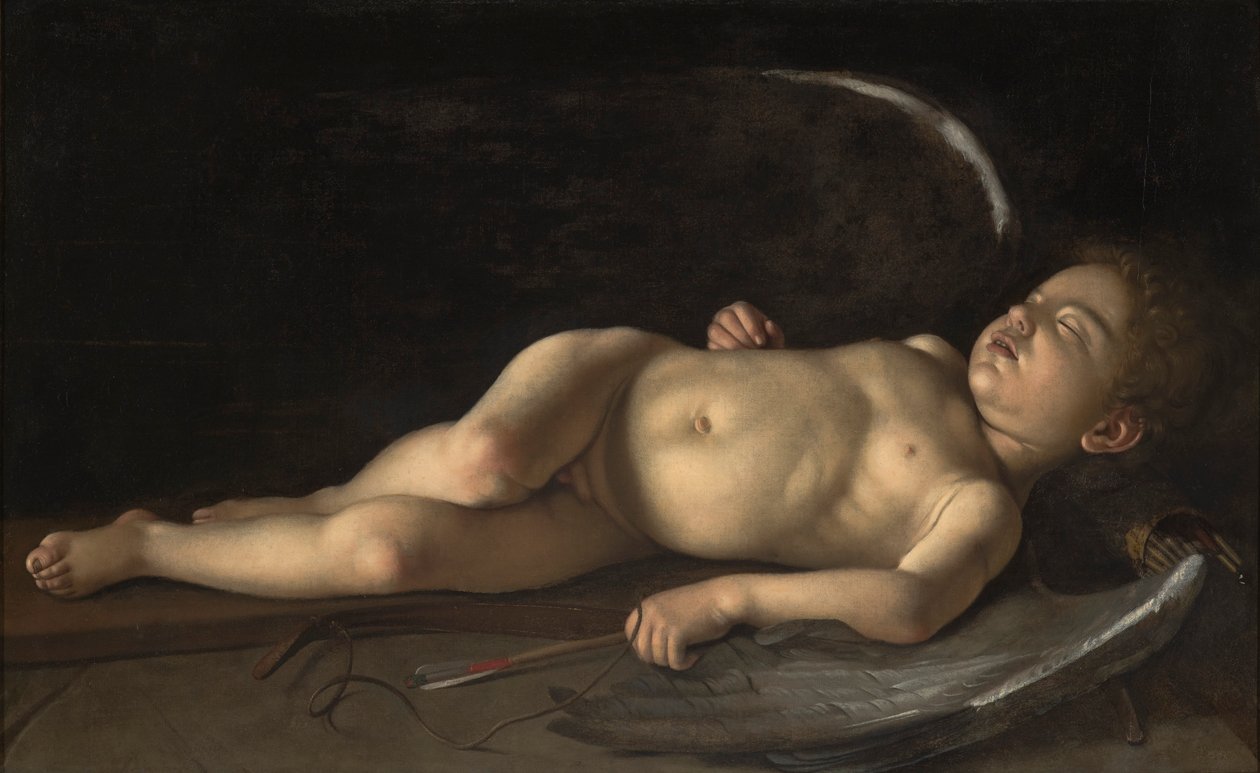 Sovende Amor af Caravaggio