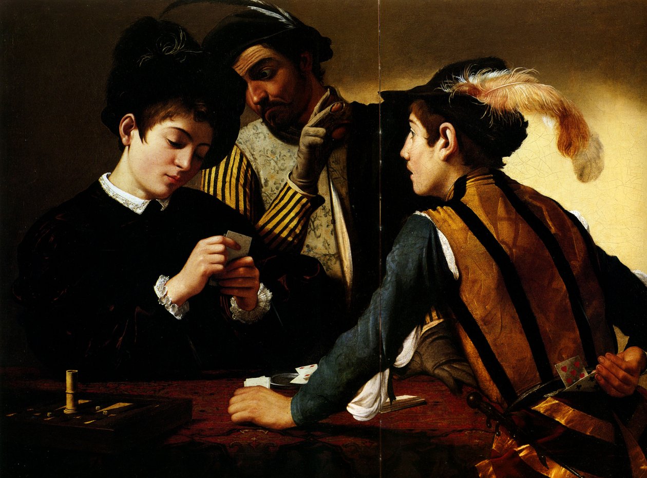 Kortskarperne af Michelangelo Merisi Caravaggio