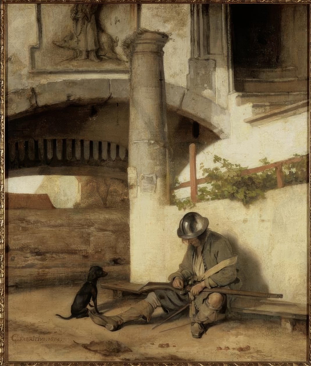 Portvagten af Carel Fabritius