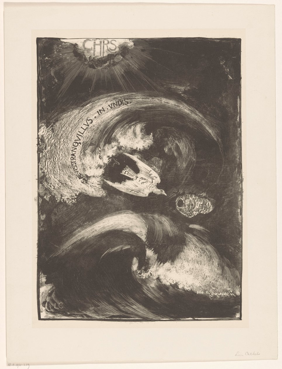 Due i storm af Carel Adolph Lion Cachet