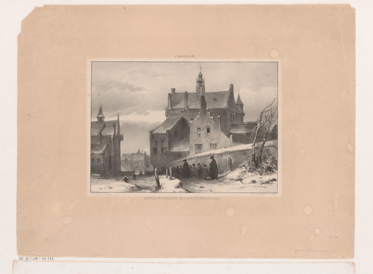 vinter ansigt af Carel Christiaan Antony Last