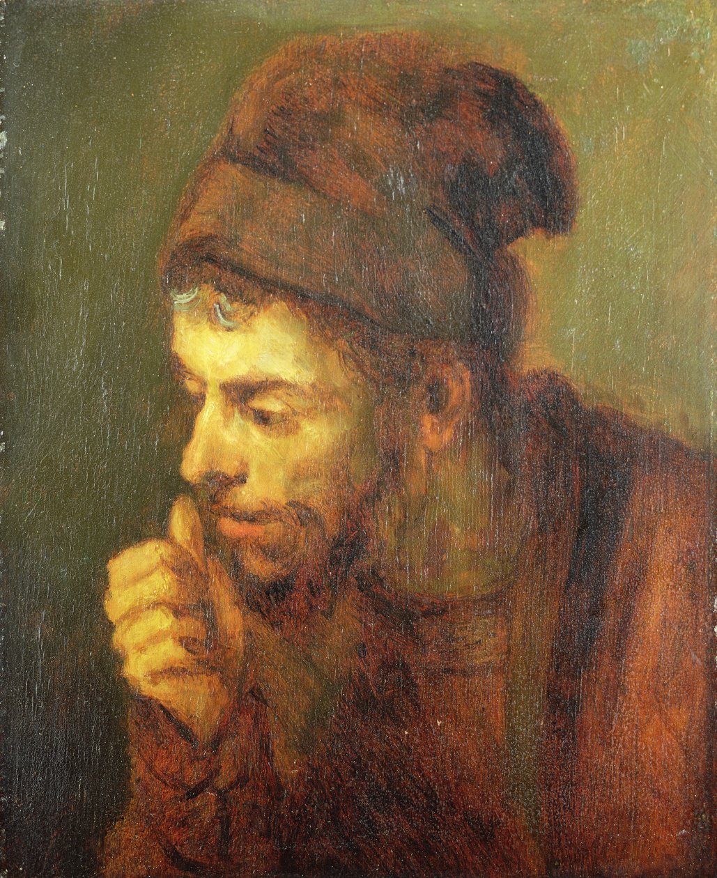 Head of a Man (olie på lærred) af Carel Fabritius