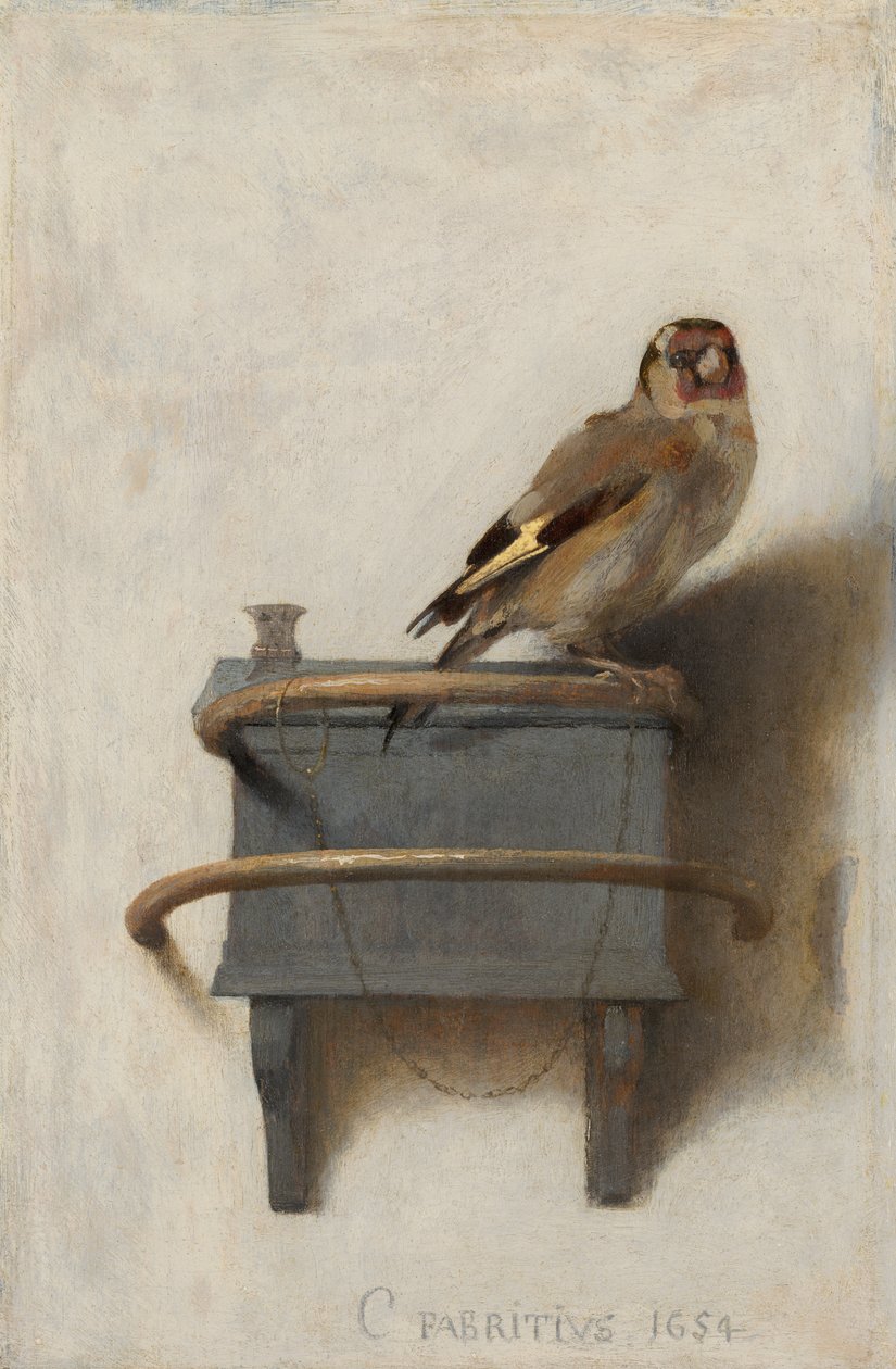 Guldfinken, 1654 af Carel Fabritius
