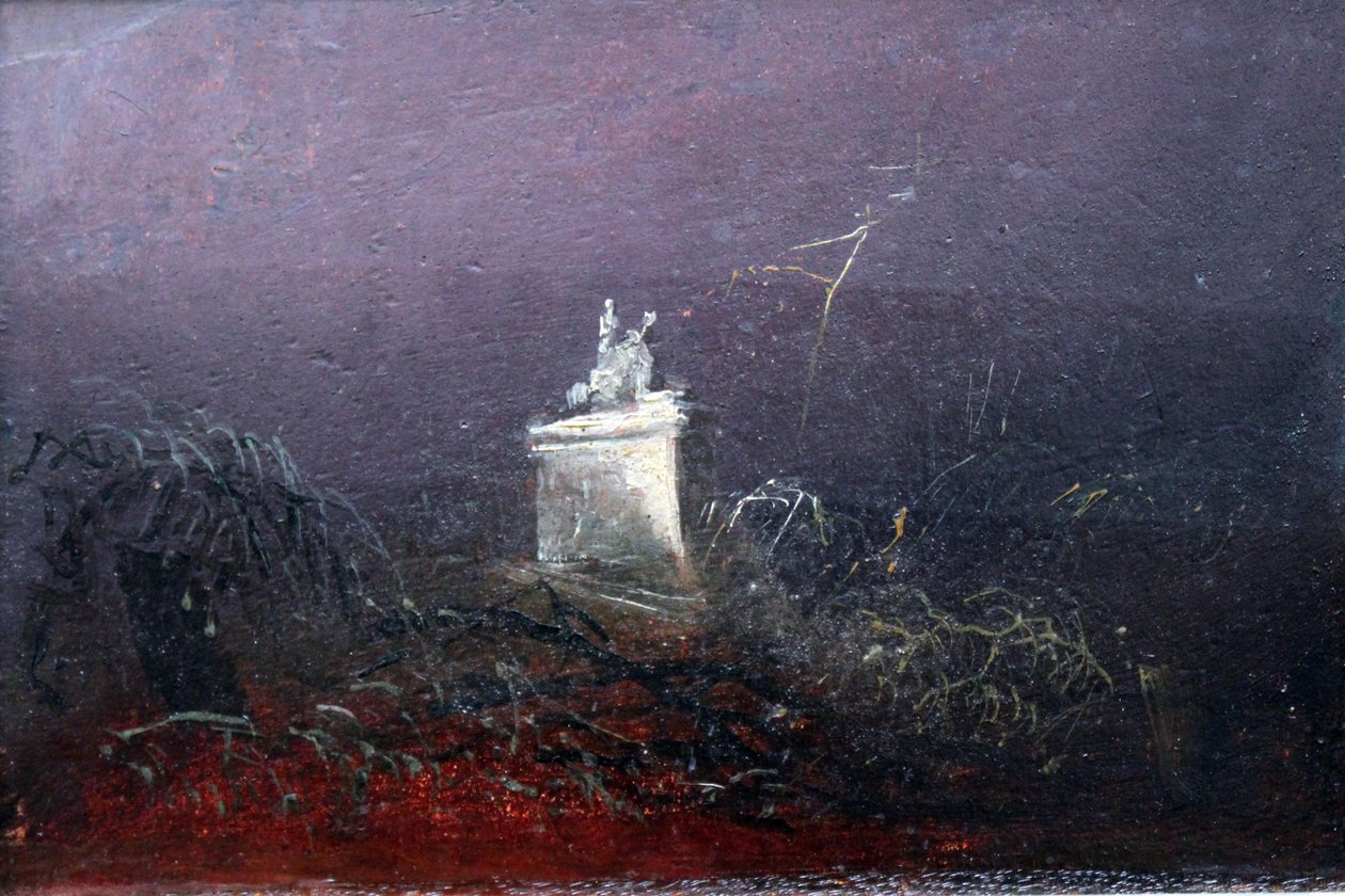 Gravsten af Carl Blechen