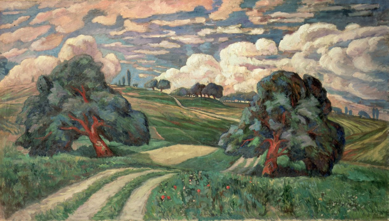 Fauve Landskab af Carl Edvard Diriks