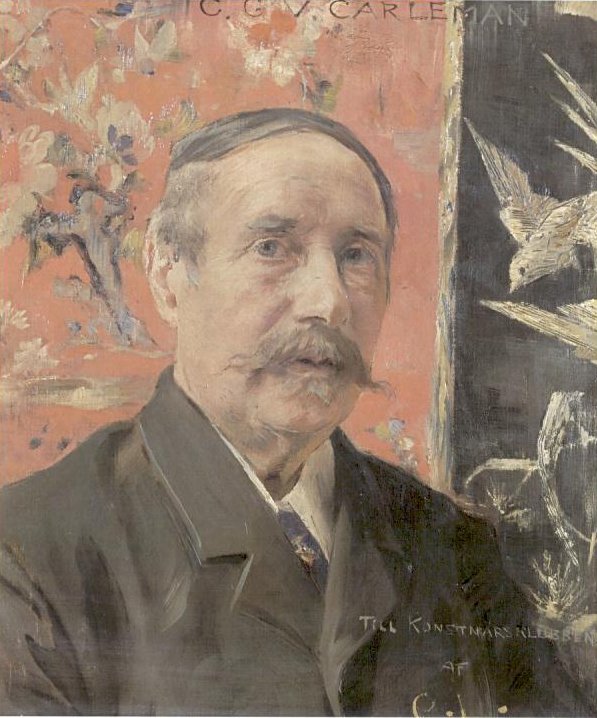 Portræt af CGW Carleman af Carl Larsson