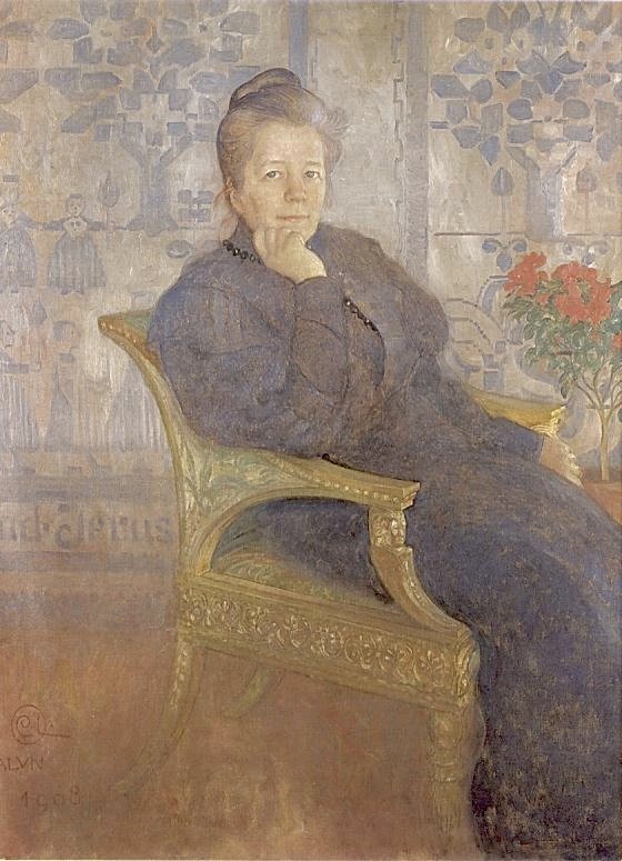 Selma Lagerlöf af Carl Larsson