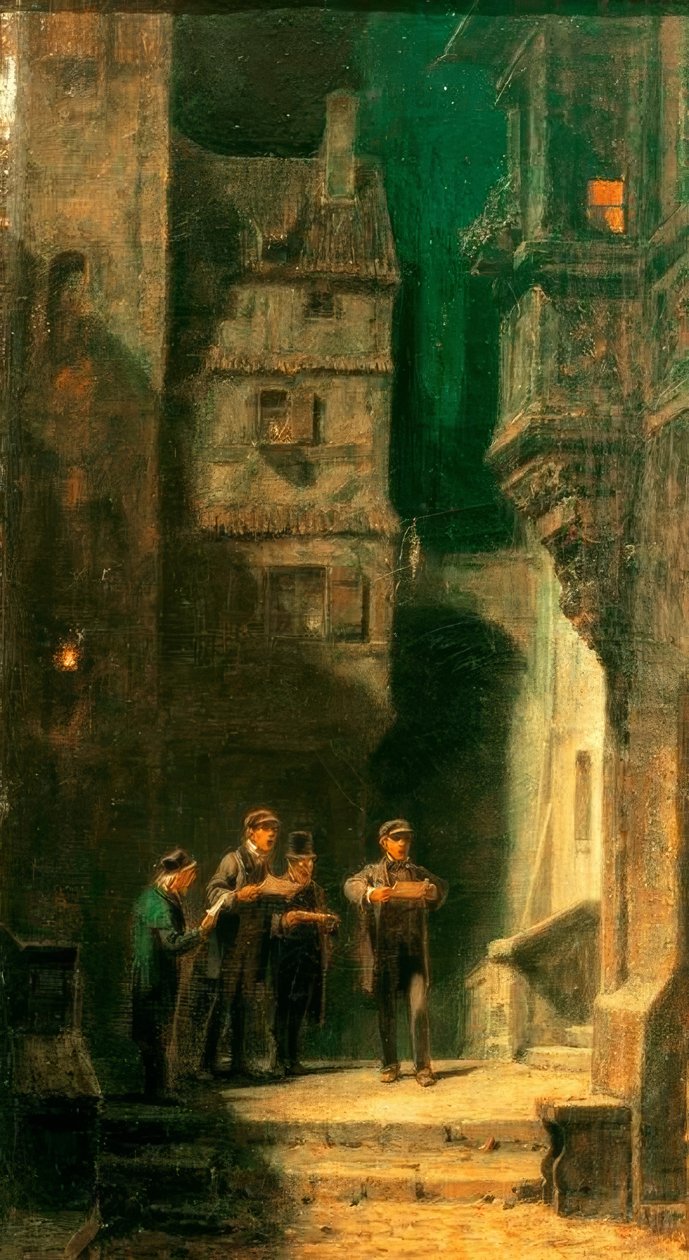 Kvartetten af Carl Spitzweg